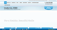 Desktop Screenshot of lindaliudental.com